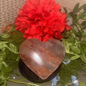 Fire quartz Heart
